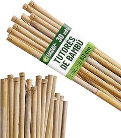 ¿Cuál es el impacto ambiental de usar tutores de bambú?