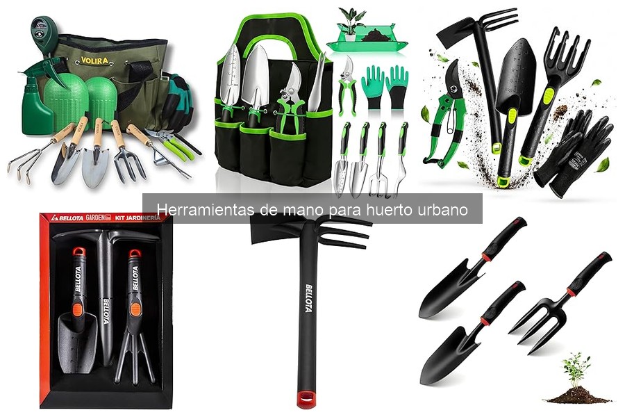 Adaptaciones de herramientas de mano para huerto urbano