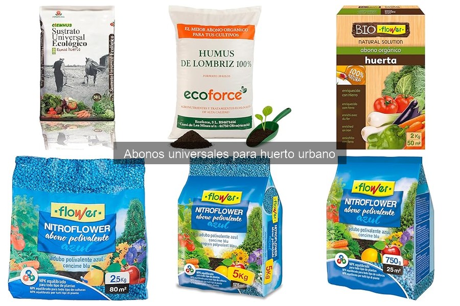 Alternativas a abonos universales para tu huerto urbano
