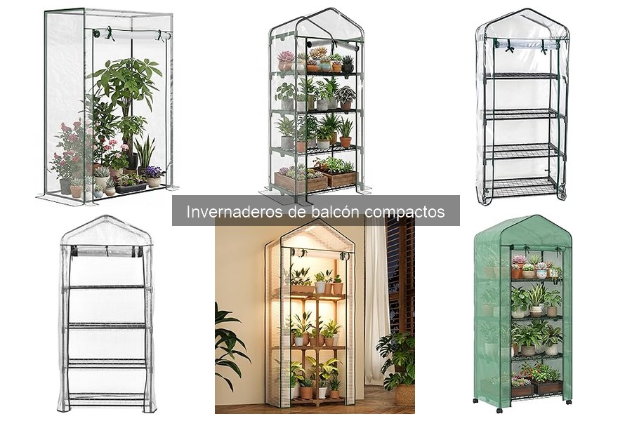 Alternativas a invernaderos de balcón compactos
