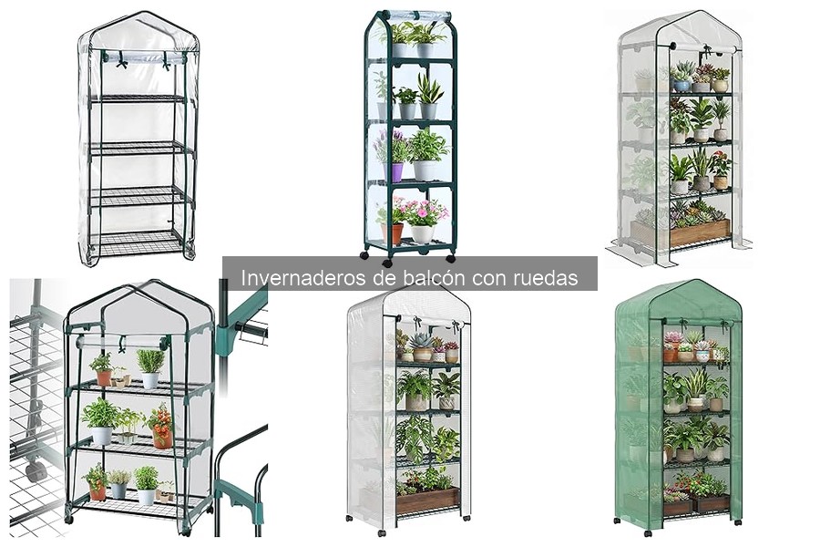 Alternativas a invernaderos de balcón con ruedas