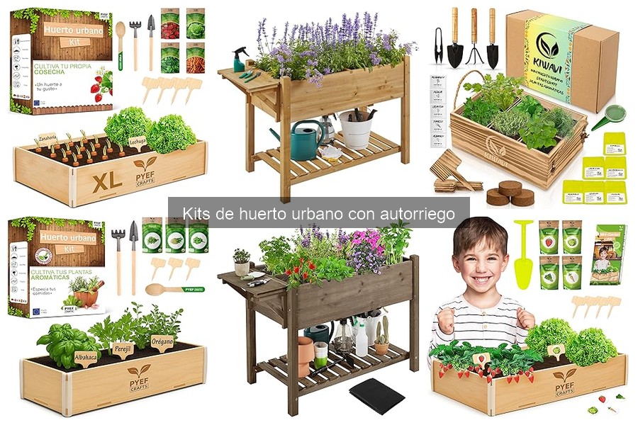 Alternativas a Kits de Huerto Urbano con Autorriego