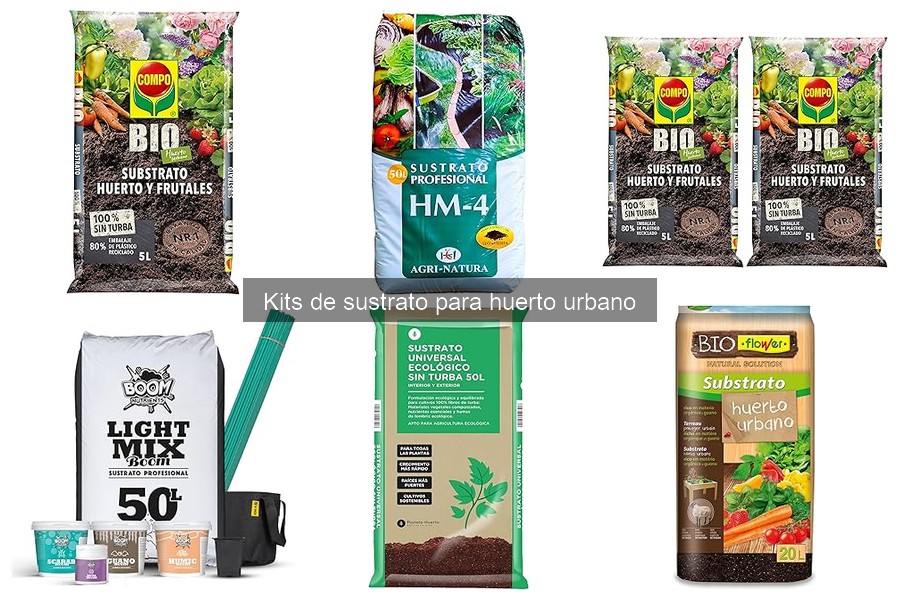 Alternativas a kits de sustrato para cultivo urbano