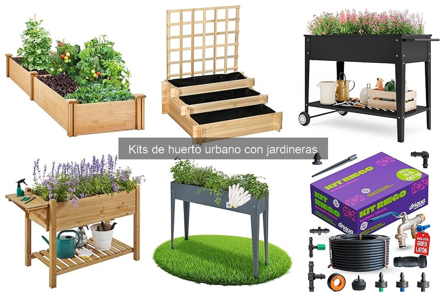 Alternativas a los kits de huerto urbano con jardineras