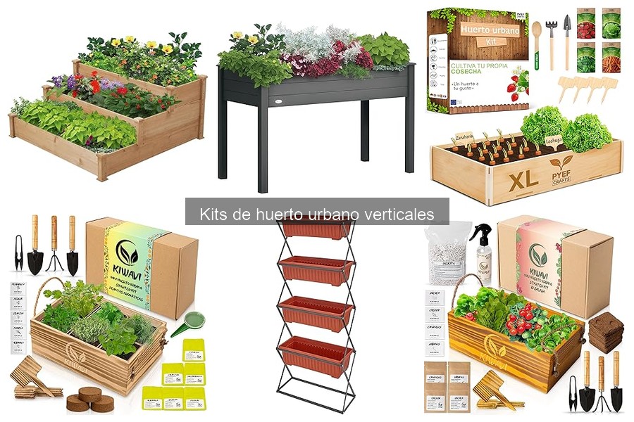 Alternativas a los kits de huerto urbano vertical