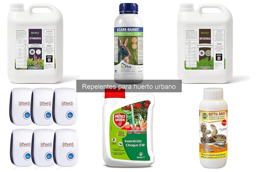 Alternativas a los repelentes en huertos urbanos