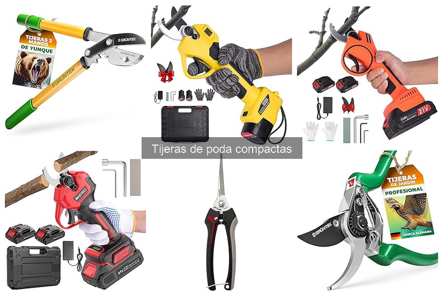 Alternativas a Tijeras de Poda Compactas para Jardinería