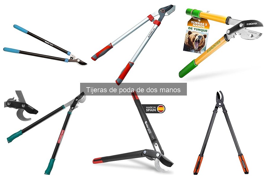 Alternativas a tijeras de poda de dos manos: herramientas útiles