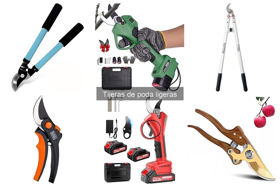 Alternativas a tijeras de poda ligeras: descubre opciones