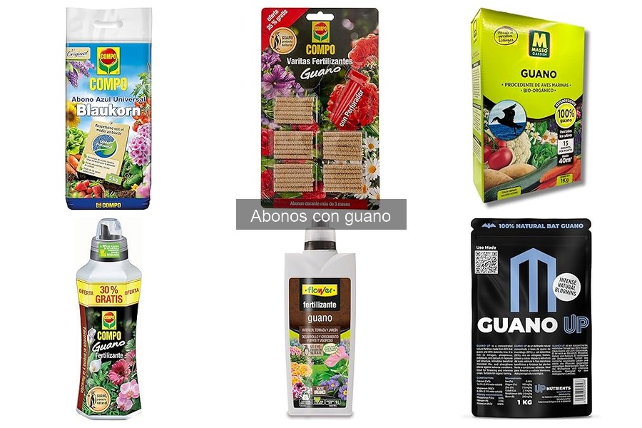Alternativas al guano para fertilizar tu jardín