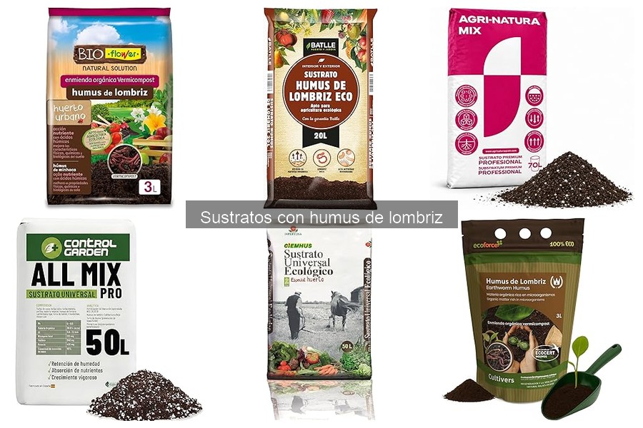 Alternativas al sustrato con humus de lombriz para cultivos