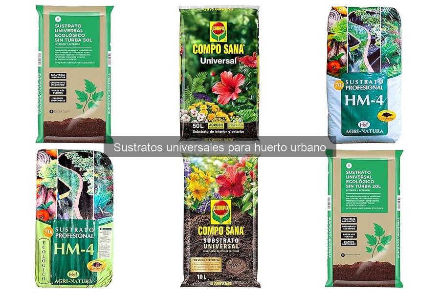 Alternativas al sustrato universal para huertos urbanos