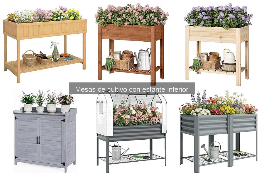 Beneficios de las Mesas de Cultivo con Estante Inferior