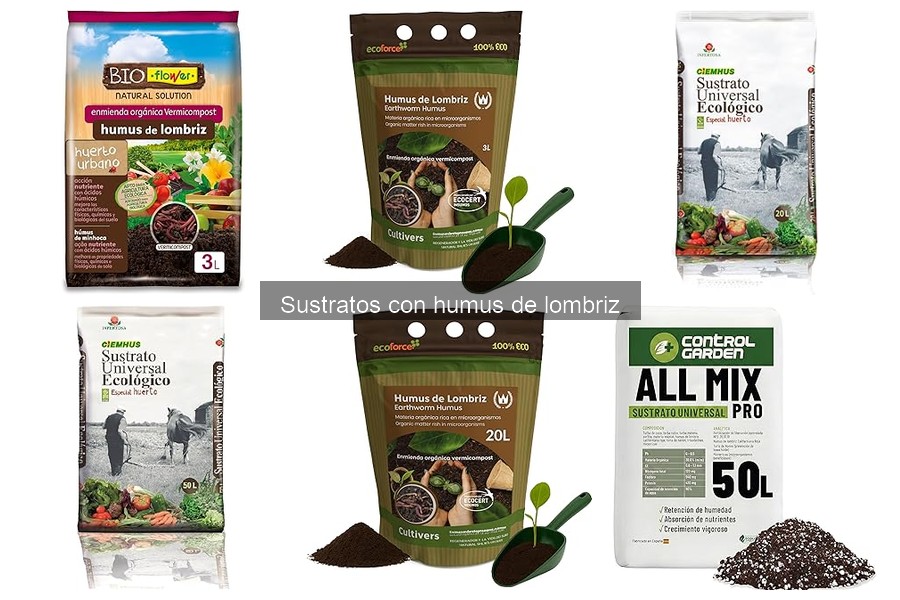 ** Beneficios del humus de lombriz en jardinería y cultivo