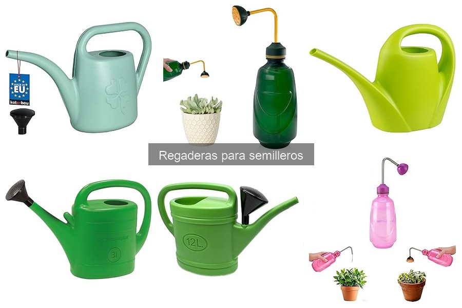 Beneficios del riego controlado en semilleros con regadera