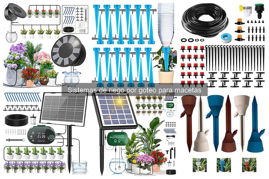 Beneficios del riego por goteo en macetas para tus plantas