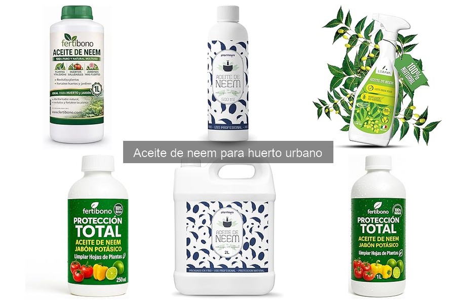 Cómo aplicar aceite de neem en tu huerto urbano
