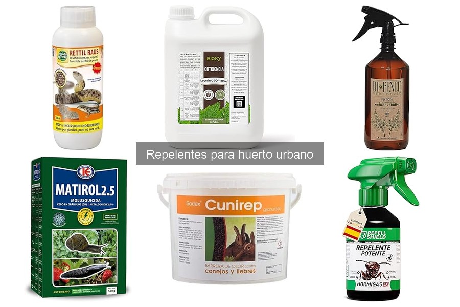 Cómo aplicar correctamente un repelente en el huerto urbano