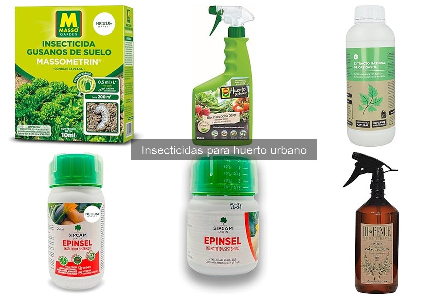 Cómo aplicar insecticidas en huertos urbanos de forma segura