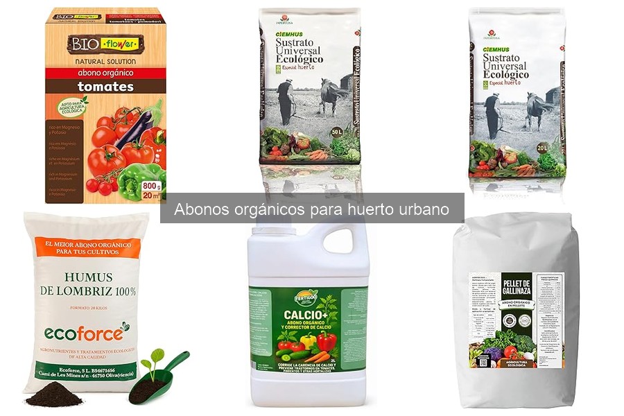 Cómo elegir el mejor abono orgánico para tu huerto urbano