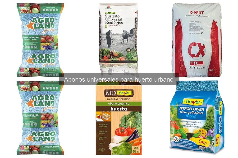 Cómo elegir el mejor abono universal para tu huerto urbano