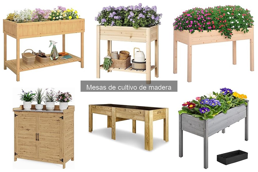 Cómo elegir la mejor mesa de cultivo de madera para tu espacio