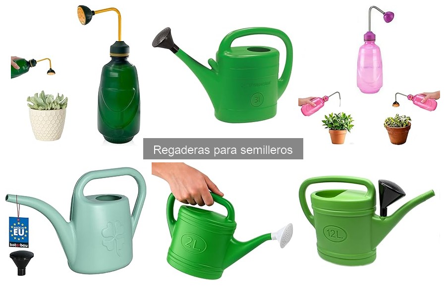 Cómo elegir la mejor regadera para semilleros