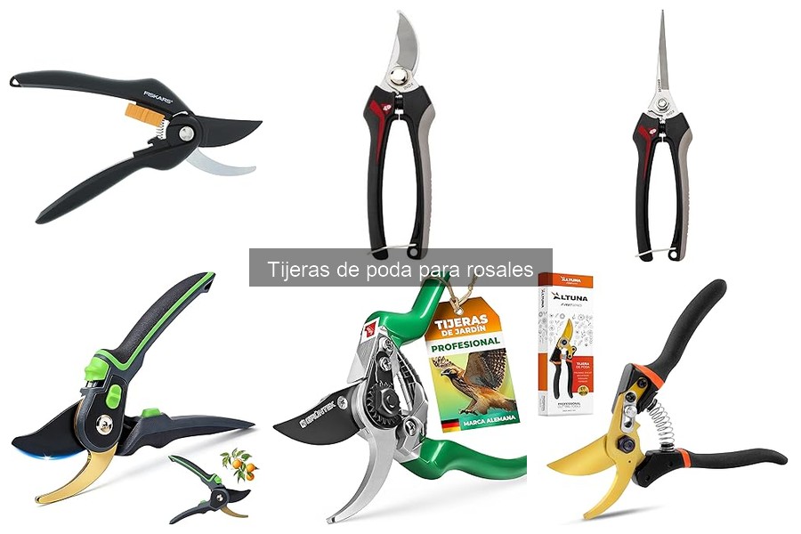 Cómo elegir tijeras de poda para rosales: guía completa