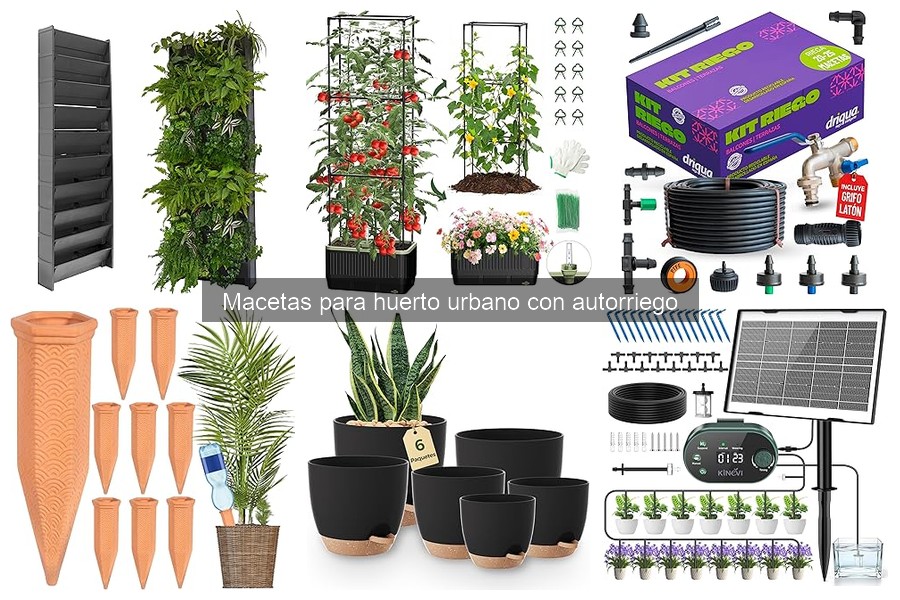 Cómo Instalar Macetas de Autorriego para Tu Huerto Urbano