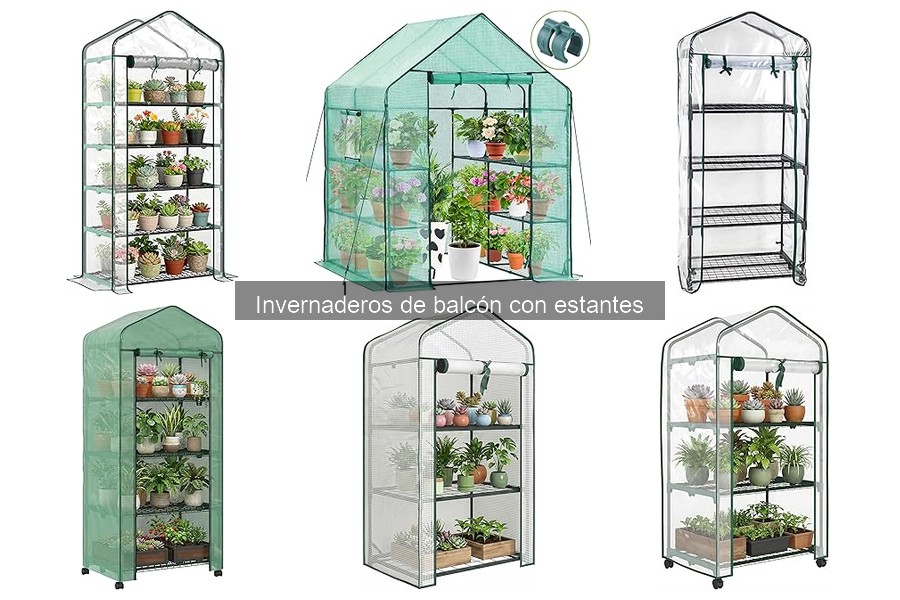 Cómo instalar un invernadero de balcón con estantes