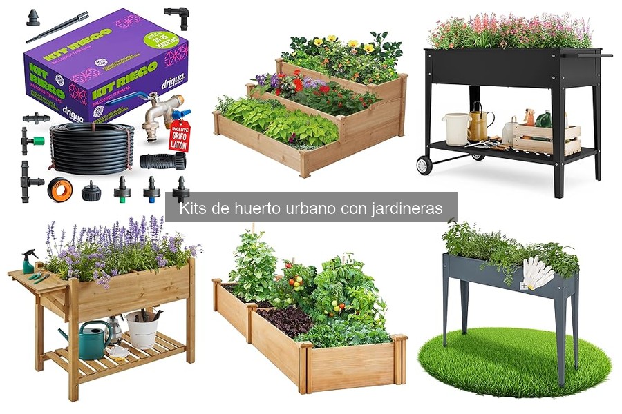 Cómo instalar un kit de huerto urbano con jardineras