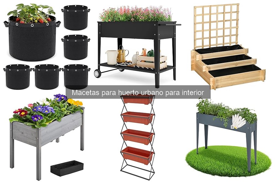 ** Cómo mantener el sustrato en macetas de huerto urbano interior