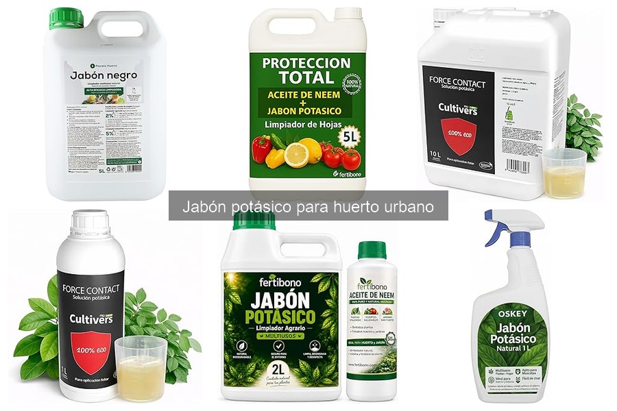 Cómo usar jabón potásico en el huerto urbano: guía práctica