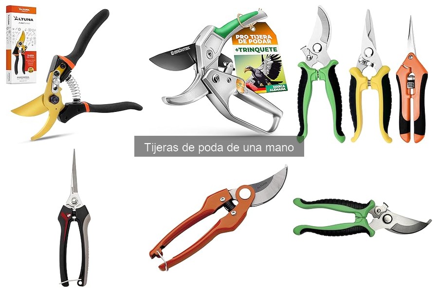 Cómo usar tijeras de poda de una mano correctamente
