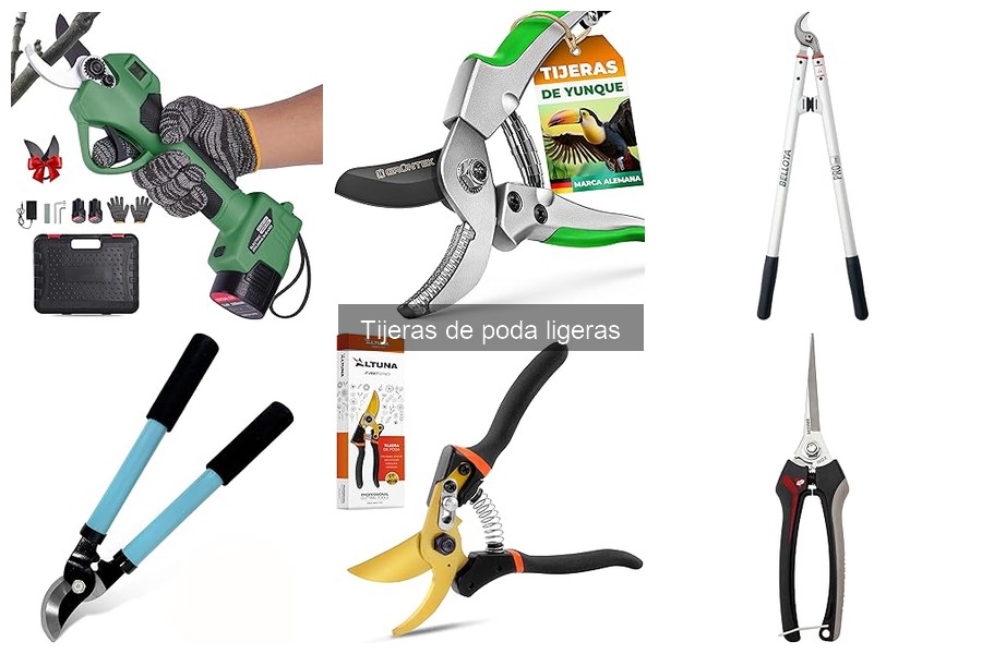 ** Cómo usar tijeras de poda ligeras en diferentes plantas