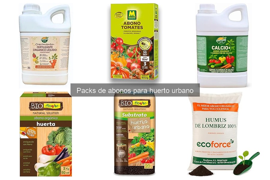 Cómo usar un pack de abonos en tu huerto urbano