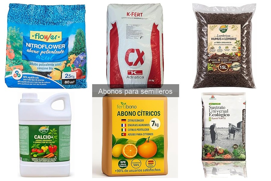 Comparativa: Abonos orgánicos vs. sintéticos para semilleros
