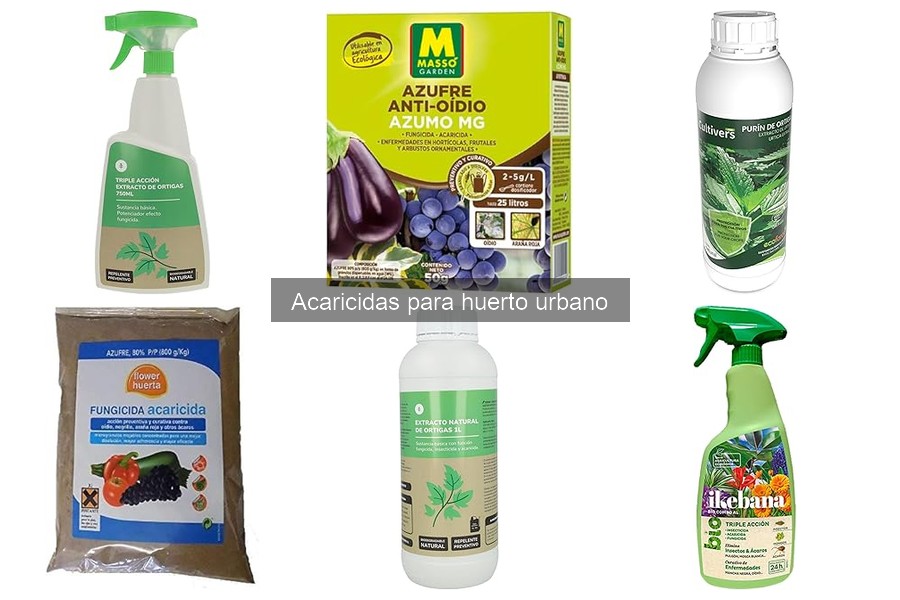 Comparativa Acaricidas Biológicos vs Químicos para Huertos