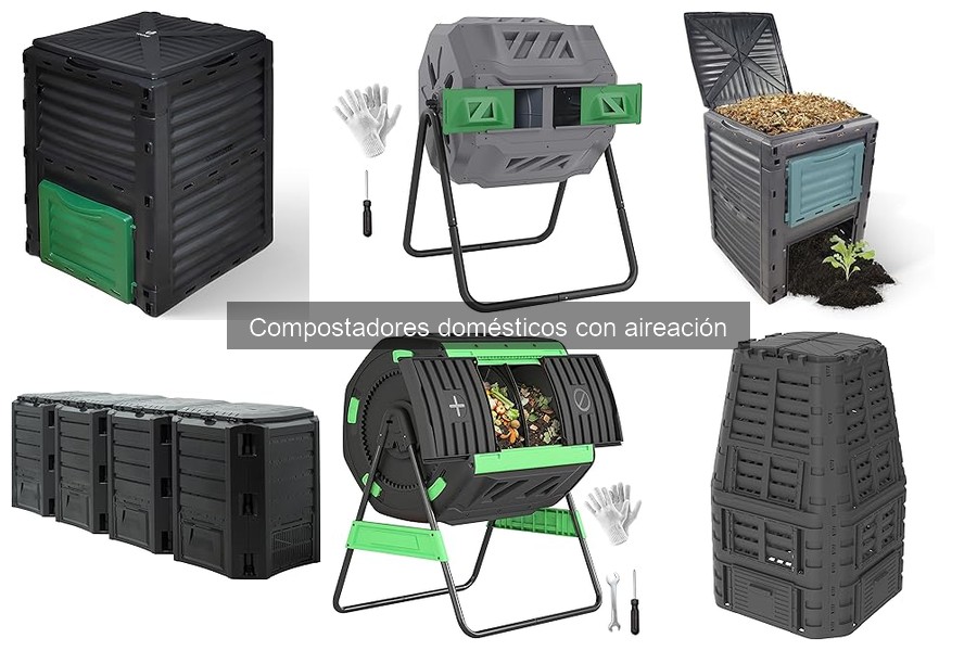 Comparativa: Compostadores con y sin aireación