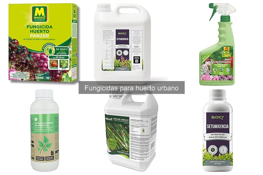 Comparativa de fungicidas para huertos urbanos: mejores marcas
