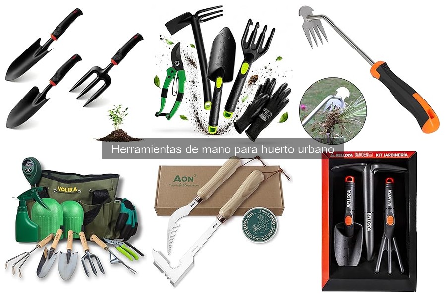 Comparativa de herramientas de mano para hortalizas y flores