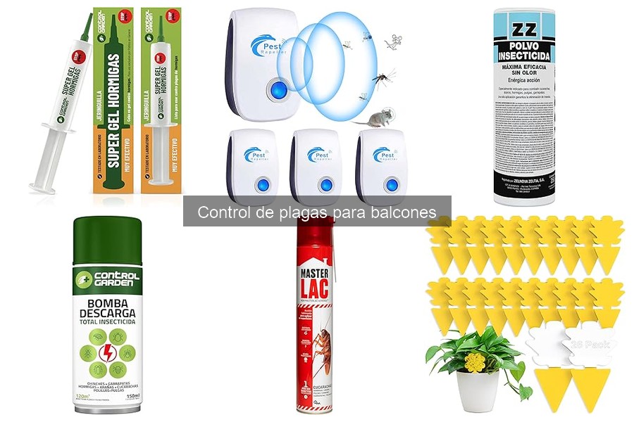 Comparativa de insecticidas para balcones: mejores opciones