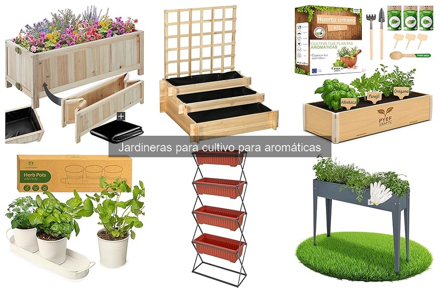 Comparativa de Jardineras para Cultivo de Aromáticas