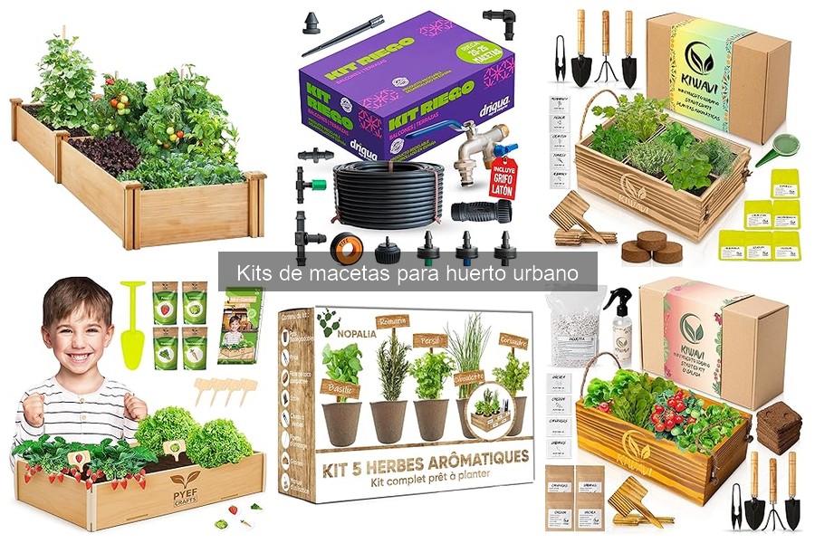 Comparativa de Kits de Macetas para Huerto Urbano