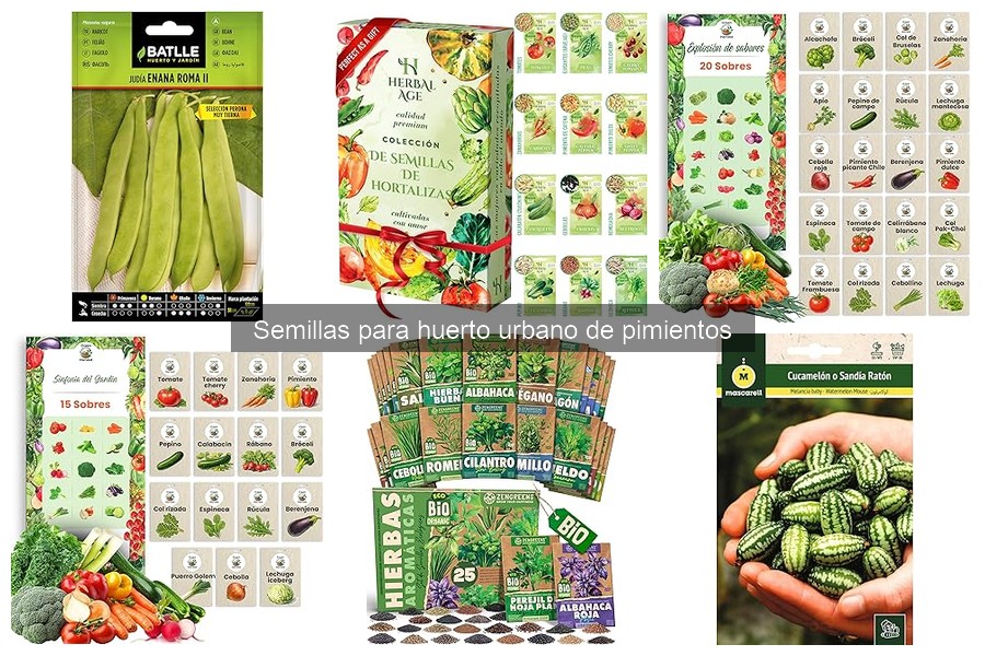 Comparativa de las Mejores Semillas de Pimientos para Tu Huerto