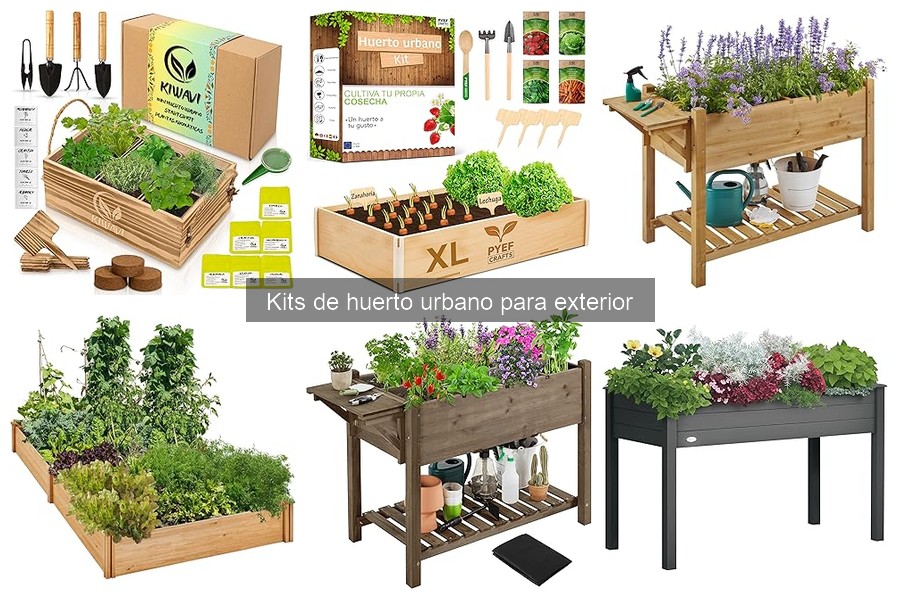 Comparativa de los Mejores Kits de Huerto Urbano para Exterior