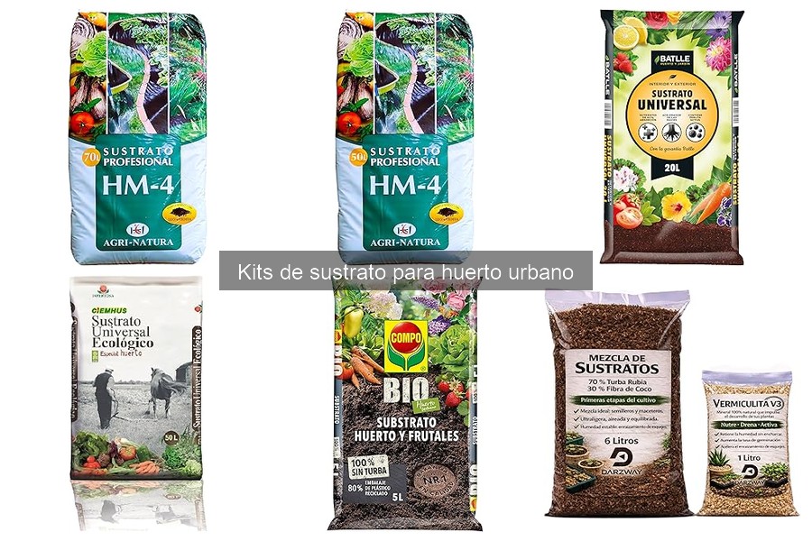 Comparativa de los Mejores Kits de Sustrato para Huerto Urbano