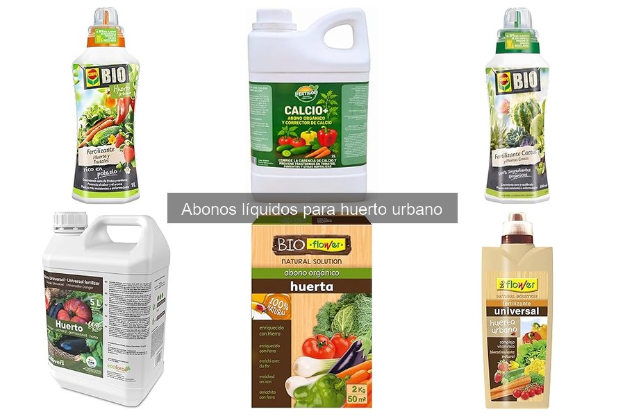 Comparativa de Mejores Abonos Líquidos para Huerto Urbano