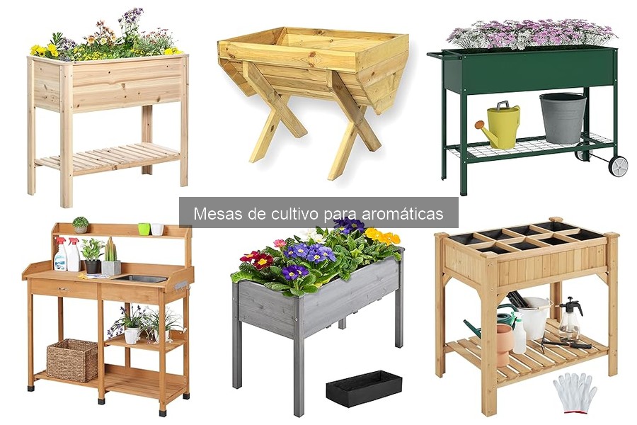 Comparativa de Mesas de Cultivo para Aromáticas en 2023