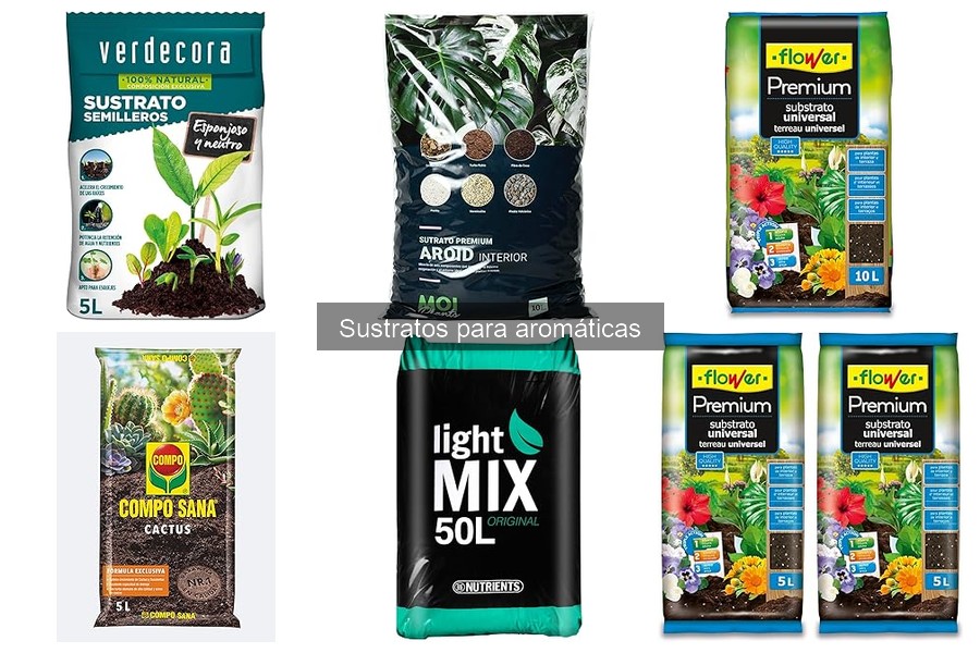 Comparativa de Sustratos Orgánicos y Sintéticos para Aromáticas